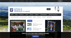 Desktop Screenshot of lipnicawielka.pl